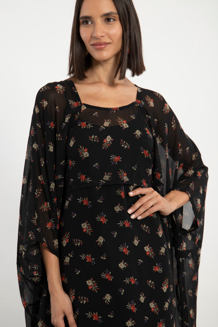 Deli Printed Silk Dress