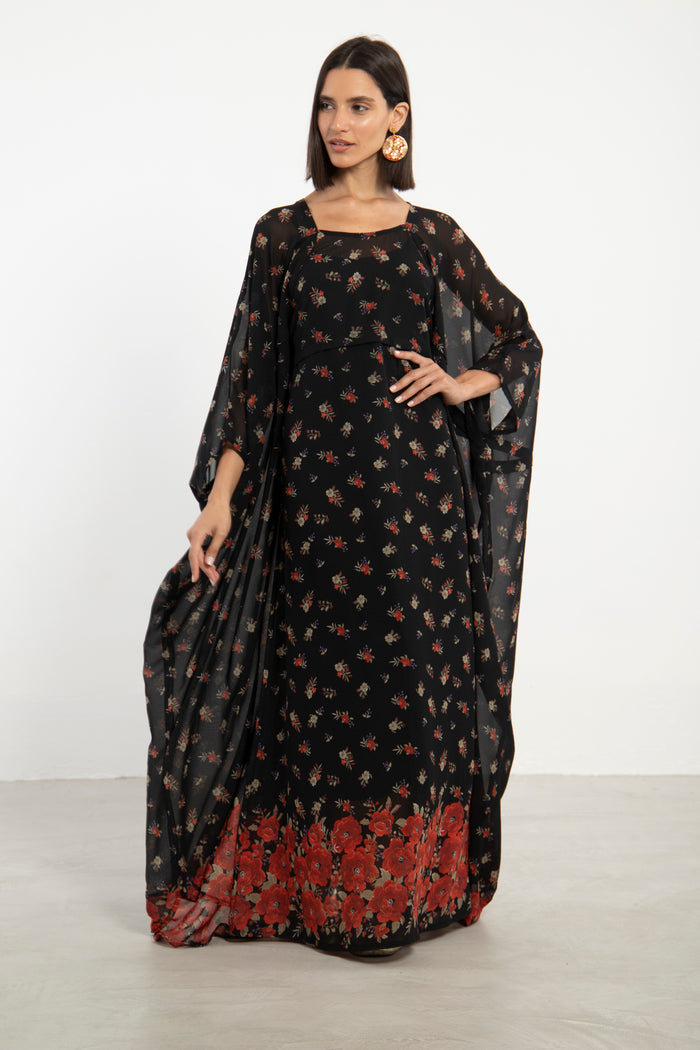 Deli Printed Silk Dress
