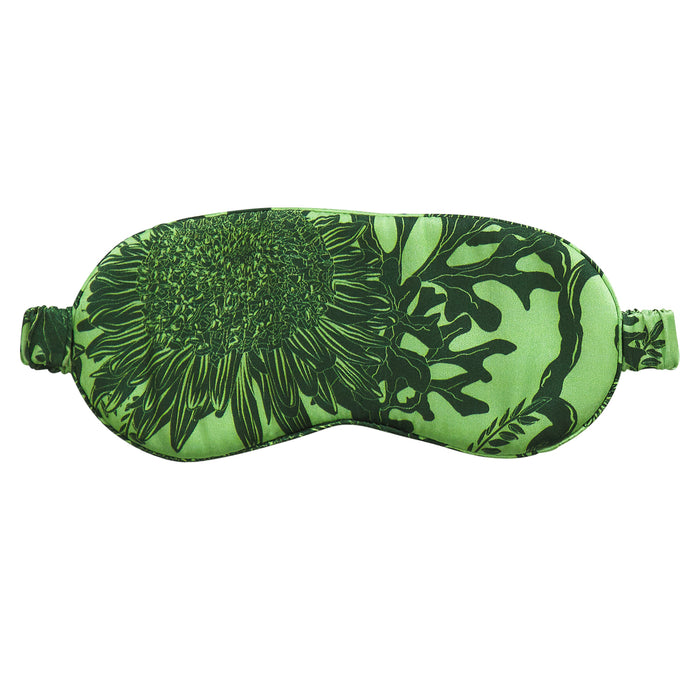 Delphine Silk Eye Mask - Key Lime