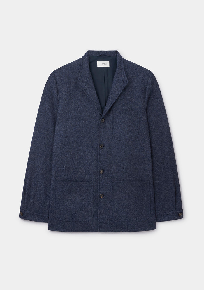 Denim Blue Twill Teba Jacket, Teba Jacket - SIRPLUS