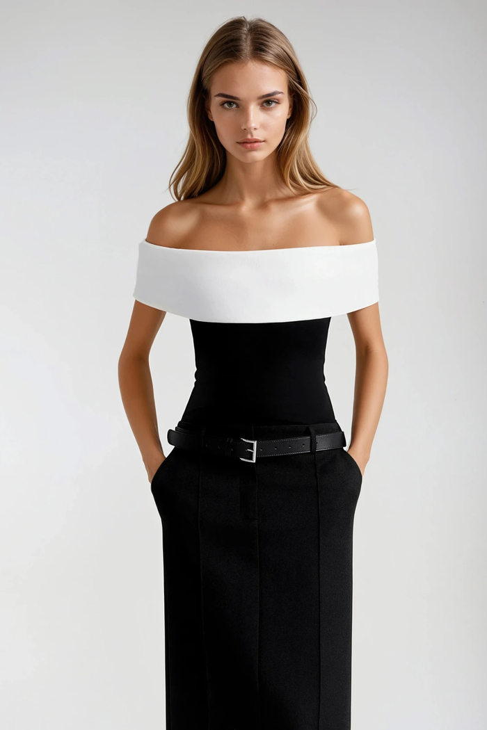 Denise Off Shoulder Bodycon Top