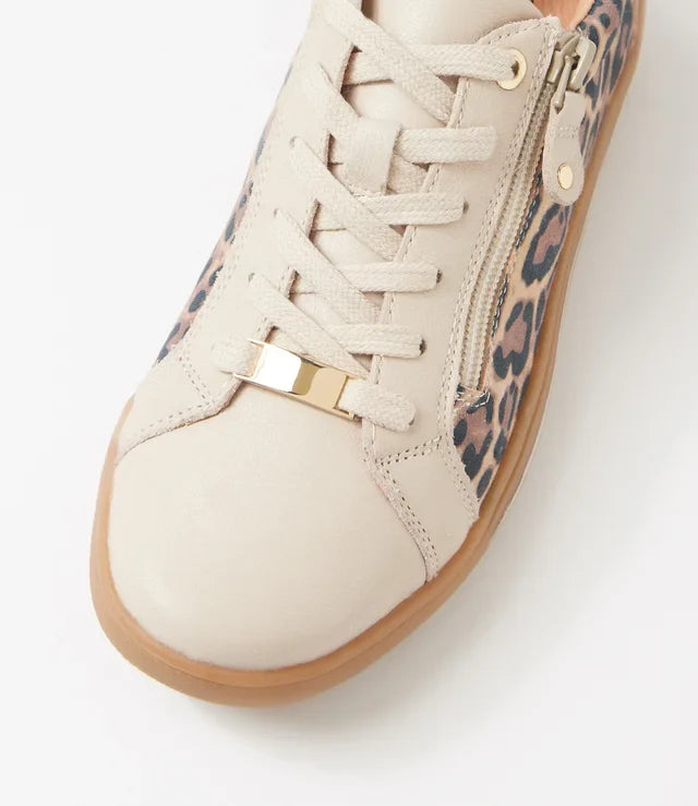 D/F SUPERSOFT EVONE ALMOND /TAN LEOPARD