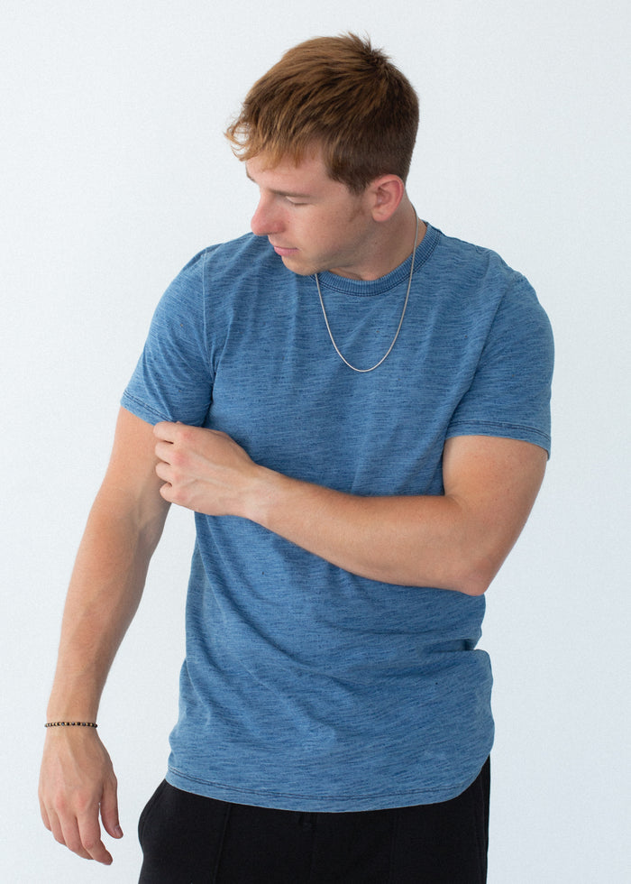 Distressed Indigo Tee