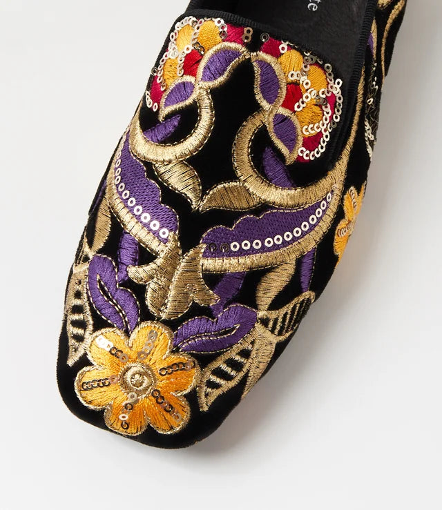 DJANGO & JULIETTE FAIRES BLACK EMBRO VELVET
