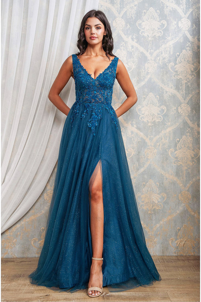 Donatella Dress in Teal