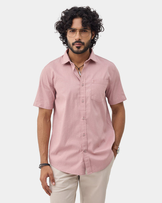LONG SLEEVE INDIA FIT DOBBY SHIRT