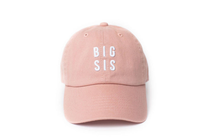 Dusty Rose Big Sis Hat - Wee Bee Baby Boutique