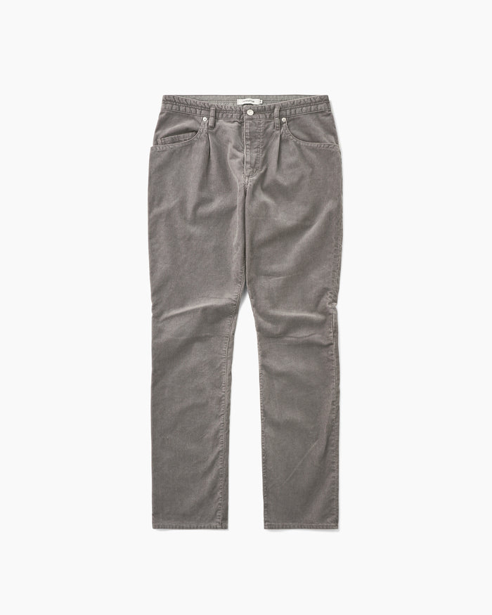 Dweller 5P Jeans Tp Cotton Cord Sulfur Dye Gray