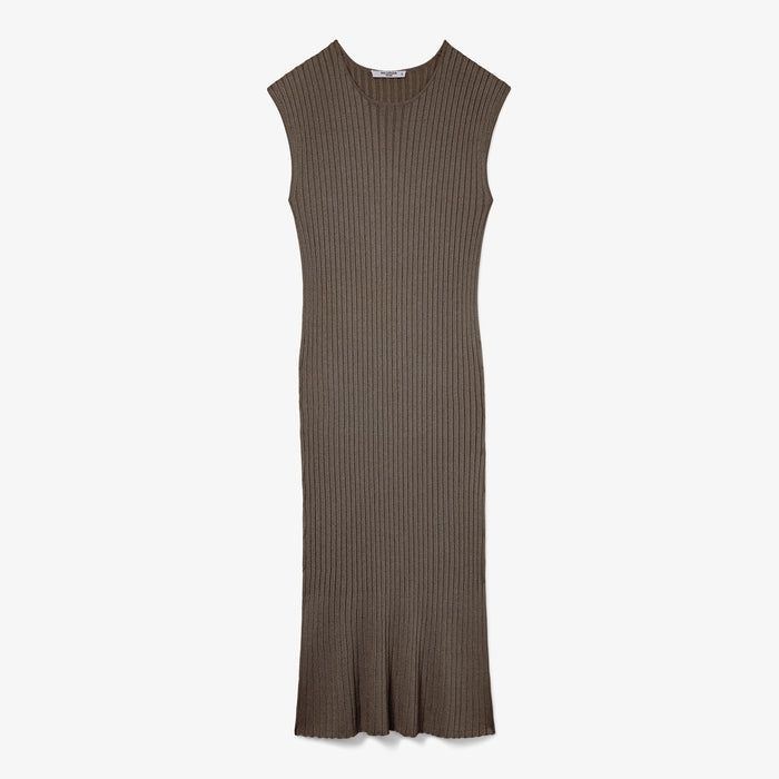 Packshot image of the dylan dress in safari