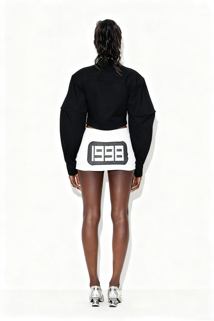 Eadgar Crop Shirt In Black