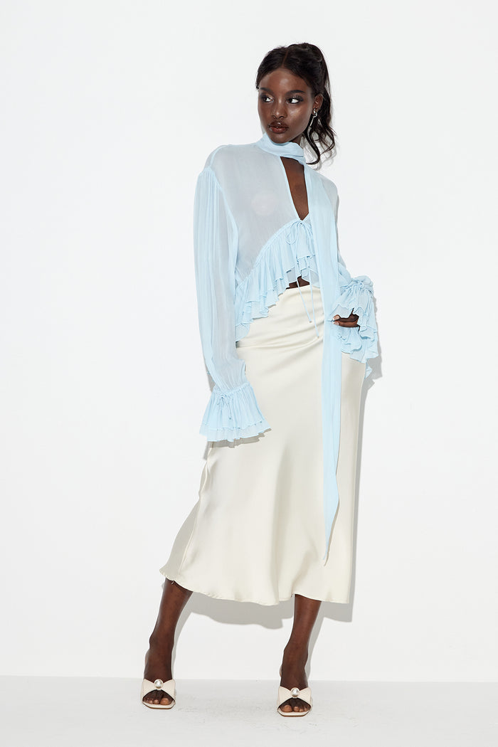 Eadweard Plunge Scarf Top