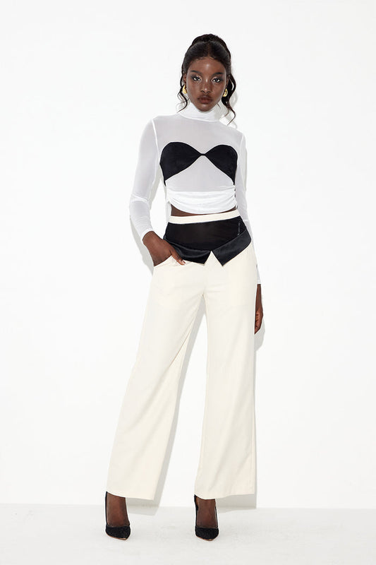 Ecaterina Deconstruct Long Sleeve Pants Set