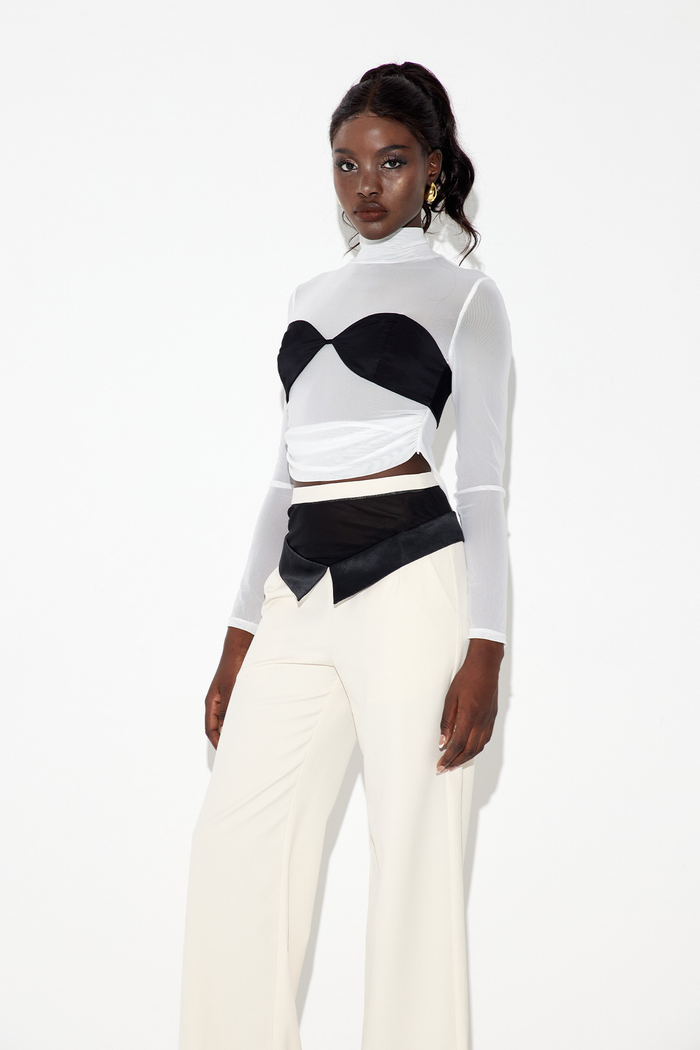 Ecaterina Deconstruct Long Sleeve Pants Set