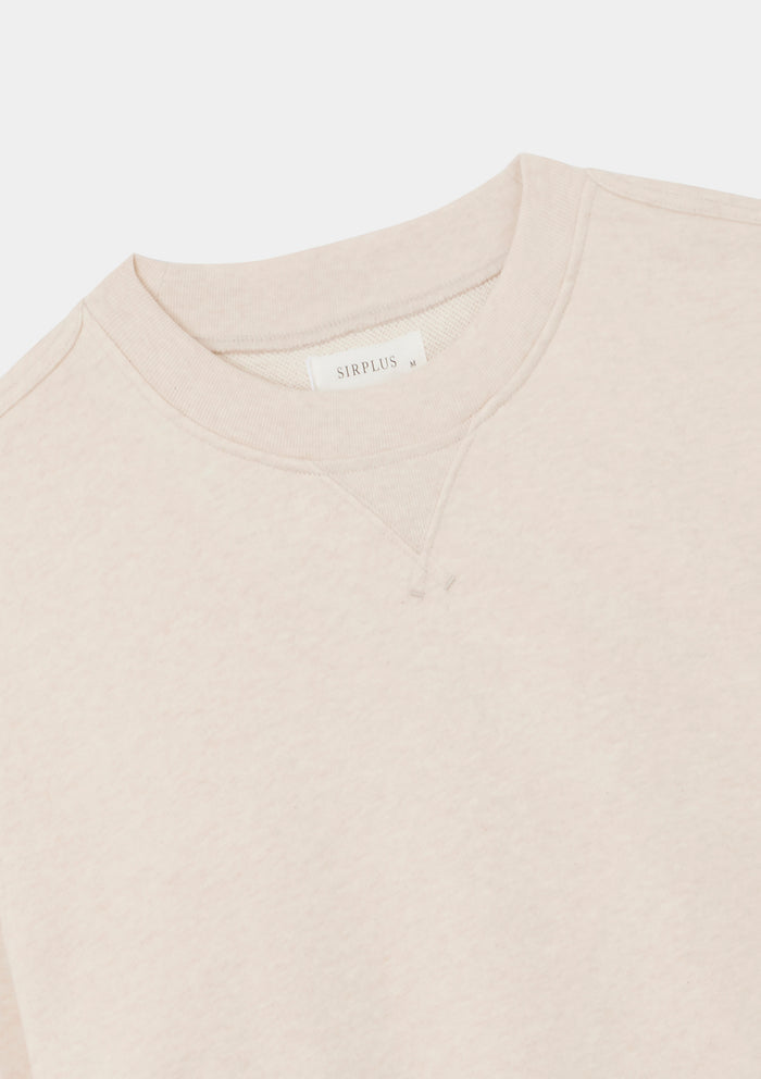 Ecru Organic Cotton Sweatshirt, Sweatshirt - SIRPLUS