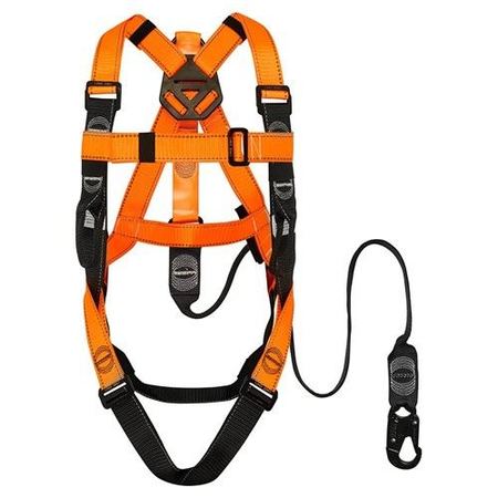 Elevated Work Platform (EWP) Harness c/w Permanently Attached Lanyard 1.5M H101-L15SN