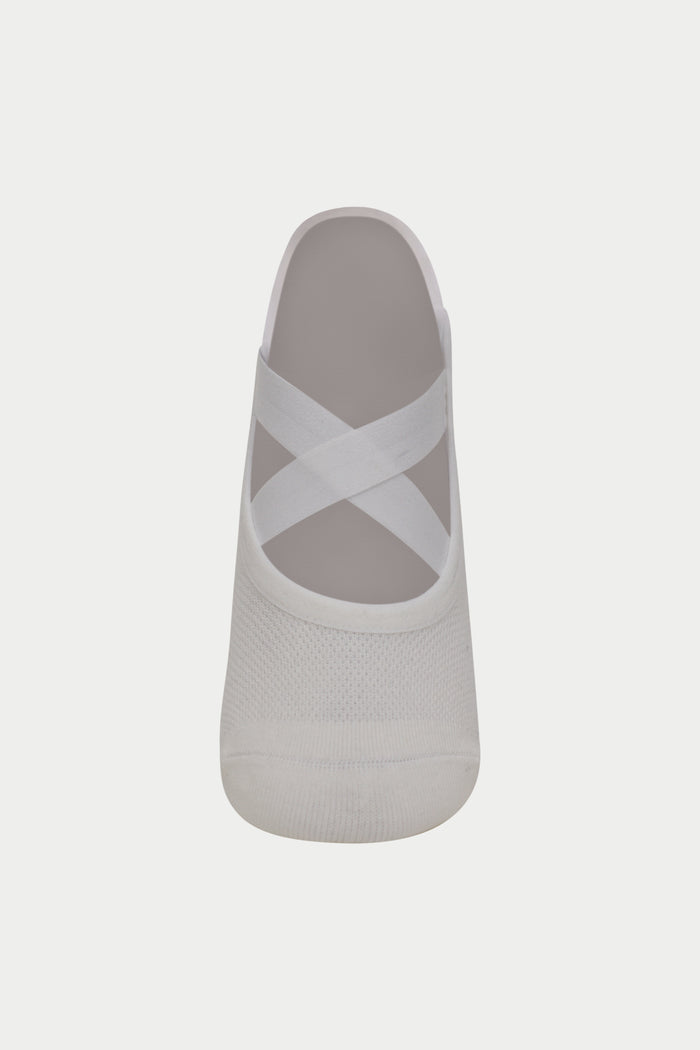 EMBLEM BARRE GRIP SOCKS - BONE