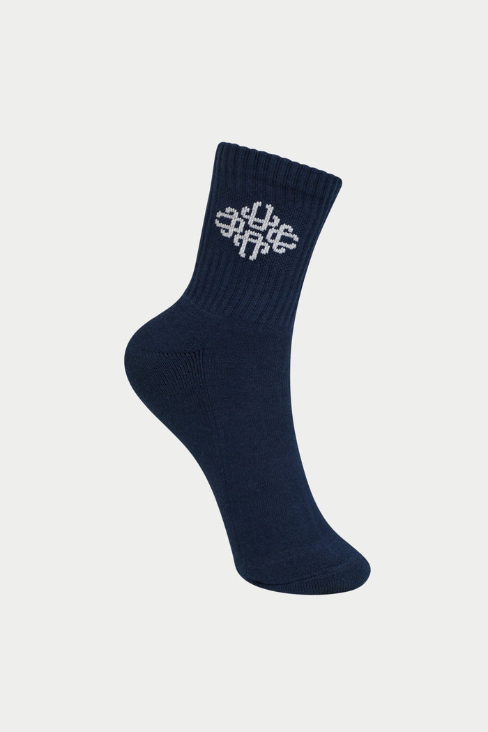EMBLEM SPORT SOCK - NAVY