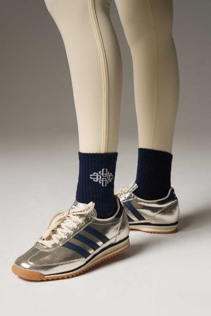 EMBLEM SPORT SOCK - NAVY
