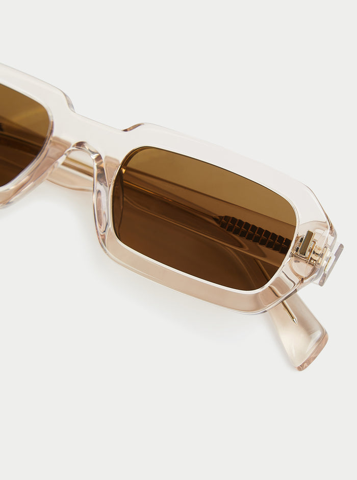 EMBLEM SUNGLASSES - CHAMPAGNE