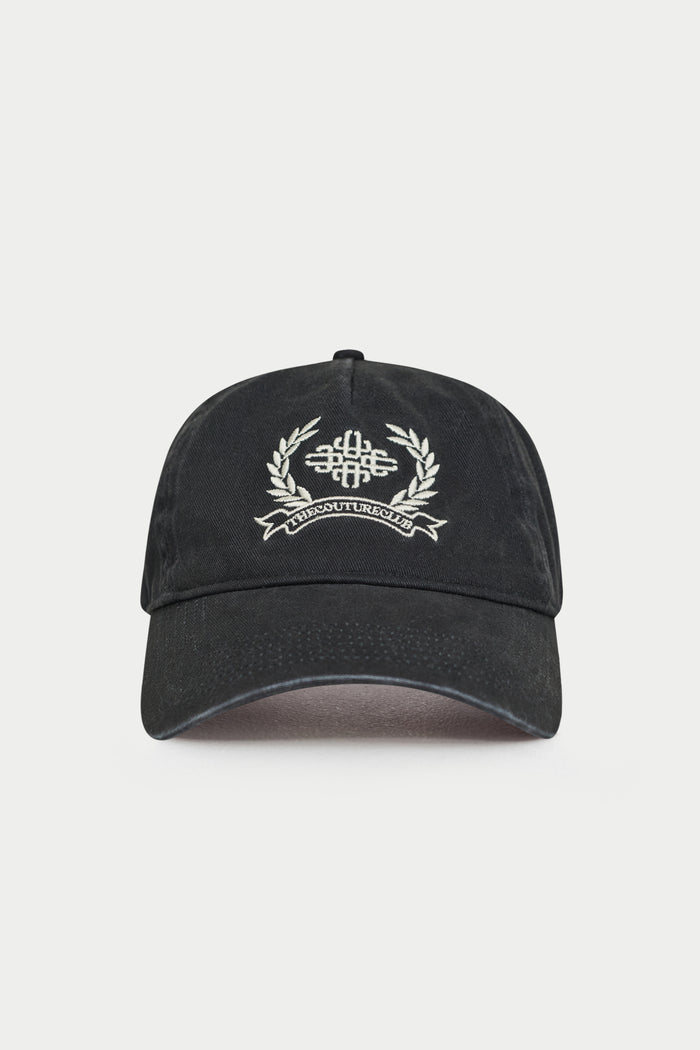 EMBROIDERY CREST CAP - NAVY