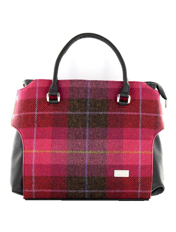 Emily Tweed Bag - #color_pink-plaid