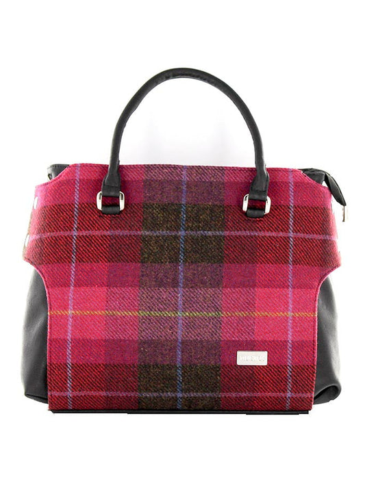 Emily Tweed Bag - #color_pink-plaid