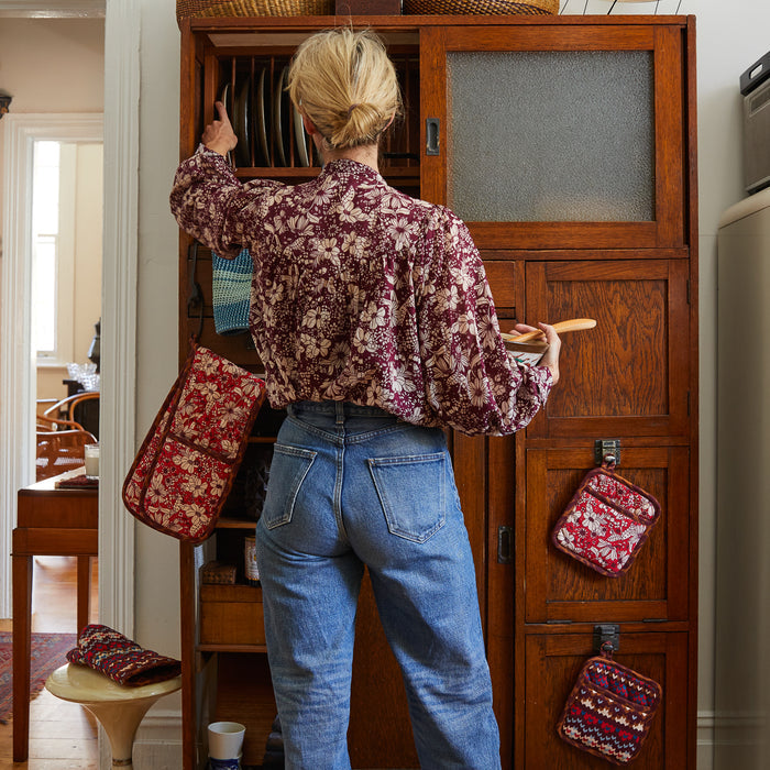 Evette Double Oven Mitt