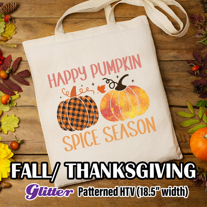Fall Thanksgiving Glitter Pattern