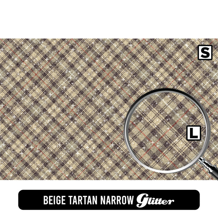 Beige Tartan Narrow