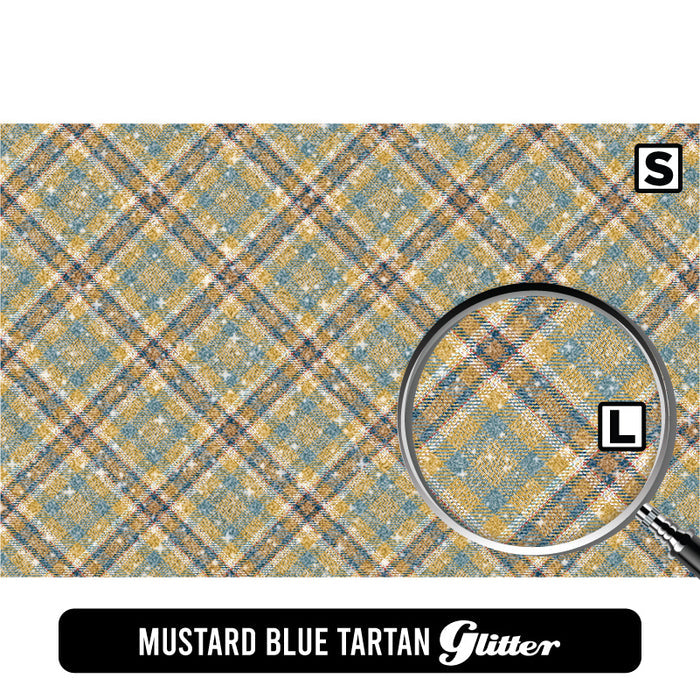 Mustard Blue Tartan