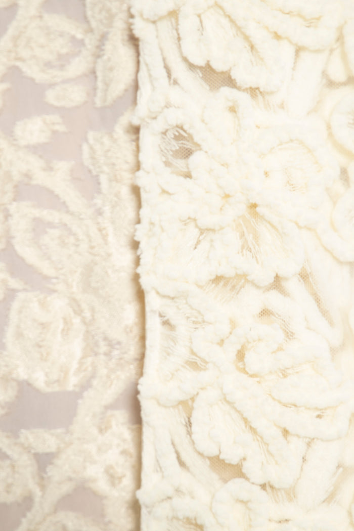 Fay Tulle Off-White Coat