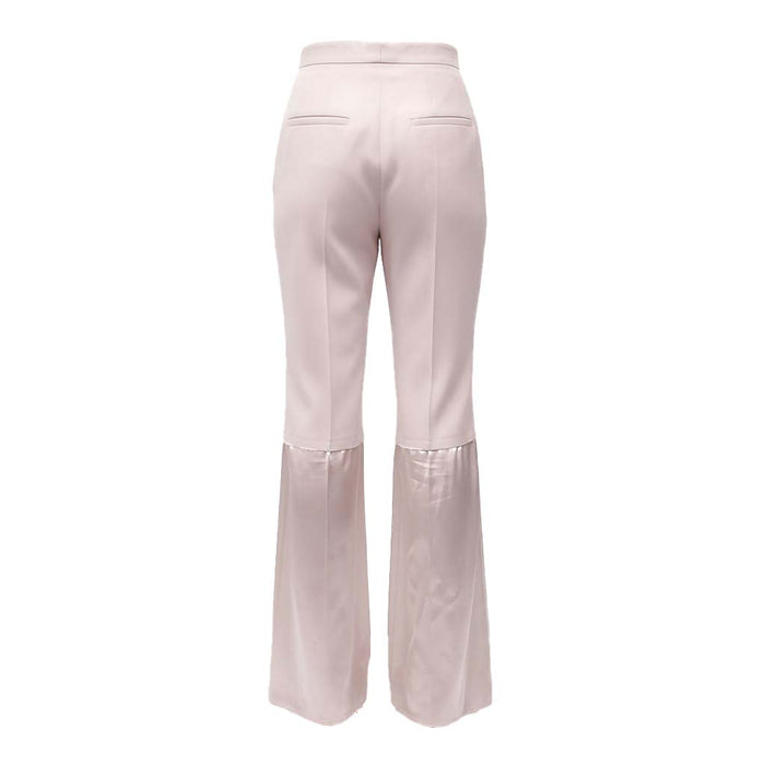 FENDI BLUSH PINK SILK TROUSERS - SIZE 34
