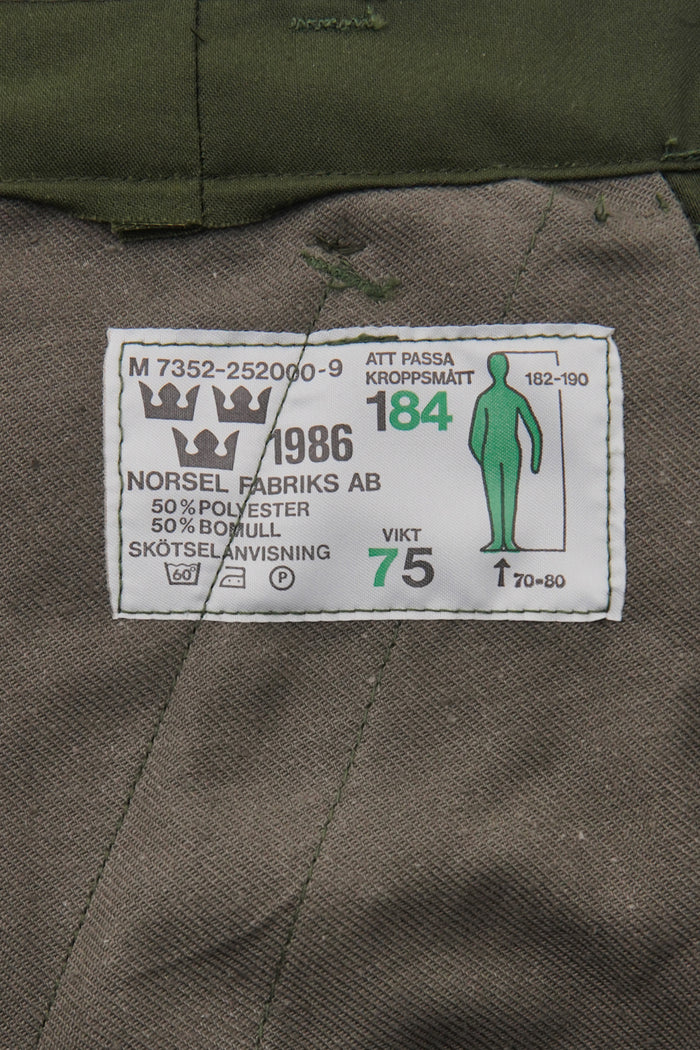 Fifth Modify x Swedish 80's Military Cargo Trousers