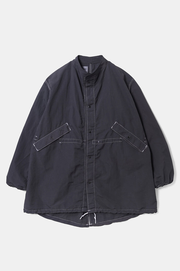 Fifth Over-Dyed Nylon Snow Fishtail JKT Black