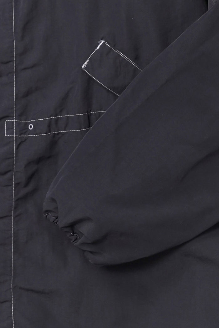 Fifth Over-Dyed Nylon Snow Fishtail JKT Black