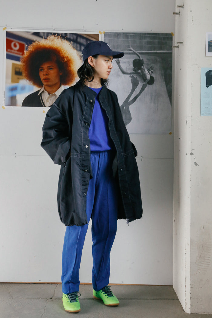Fifth Over-Dyed Nylon Snow Fishtail JKT Black