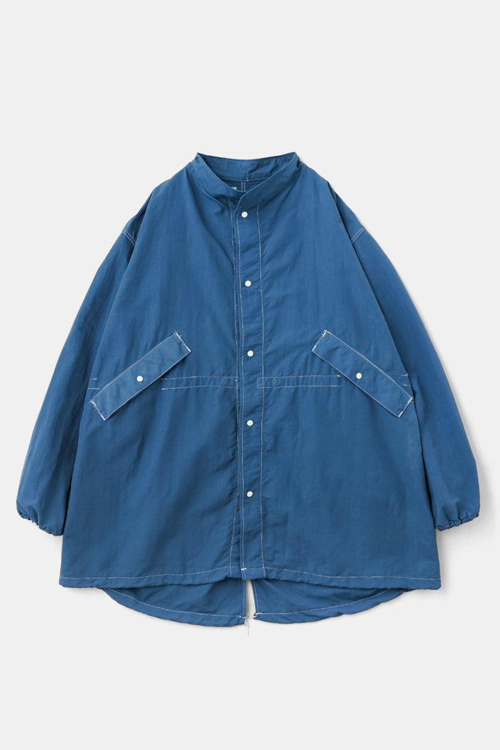 Fifth Over-Dyed Nylon Snow Fishtail JKT Blue