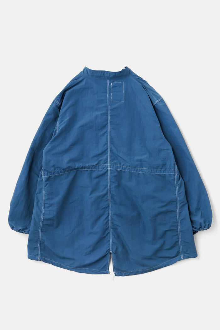 Fifth Over-Dyed Nylon Snow Fishtail JKT Blue