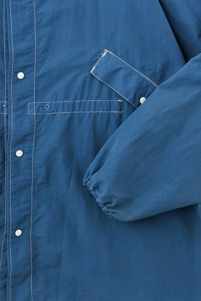 Fifth Over-Dyed Nylon Snow Fishtail JKT Blue