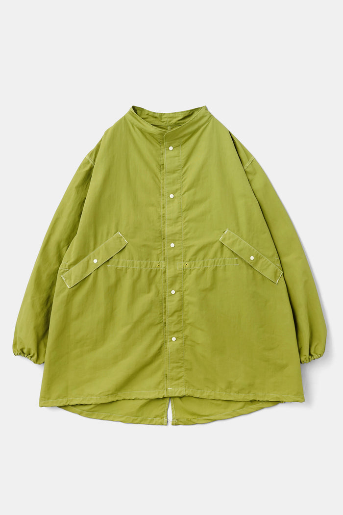 Fifth Over-Dyed Nylon Snow Fishtail JKT Lime Green