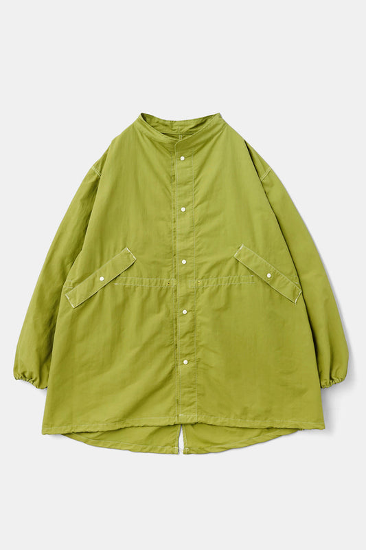Fifth Over-Dyed Nylon Snow Fishtail JKT Lime Green