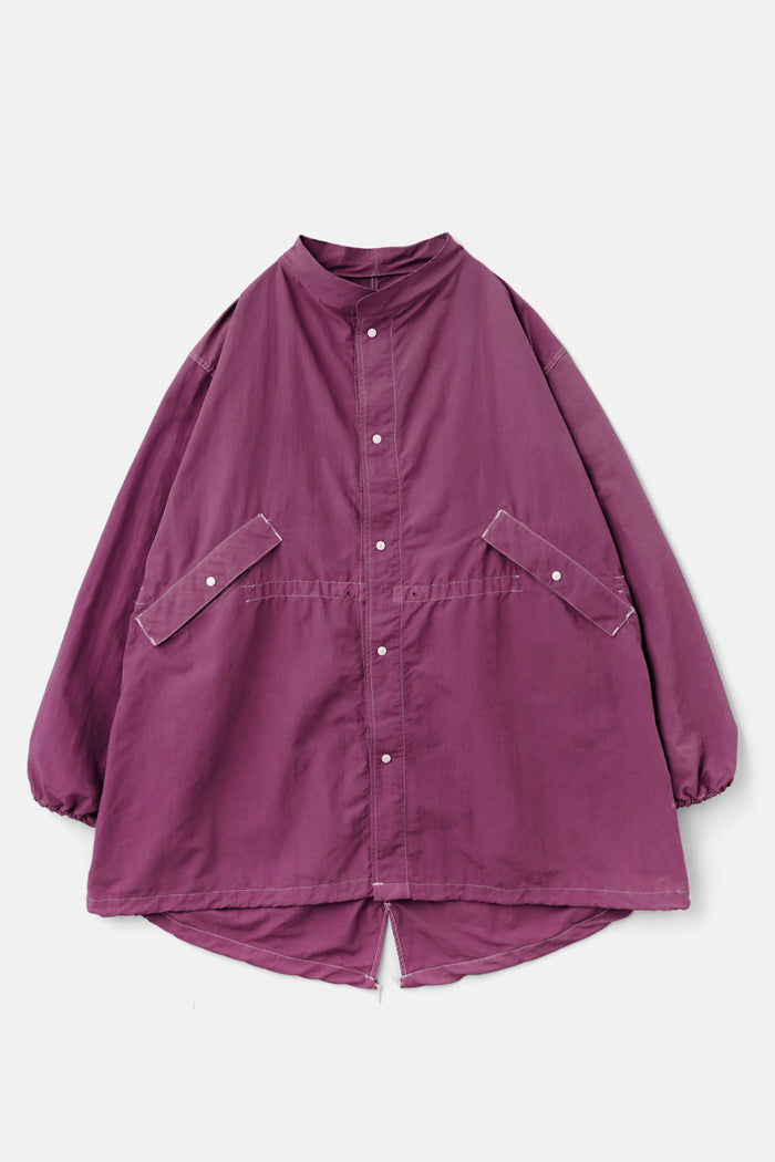 Fifth Over-Dyed Nylon Snow Fishtail JKT Purple
