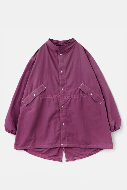 Fifth Over-Dyed Nylon Snow Fishtail JKT Purple