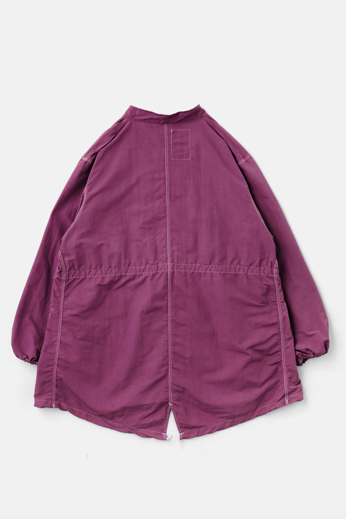 Fifth Over-Dyed Nylon Snow Fishtail JKT Purple