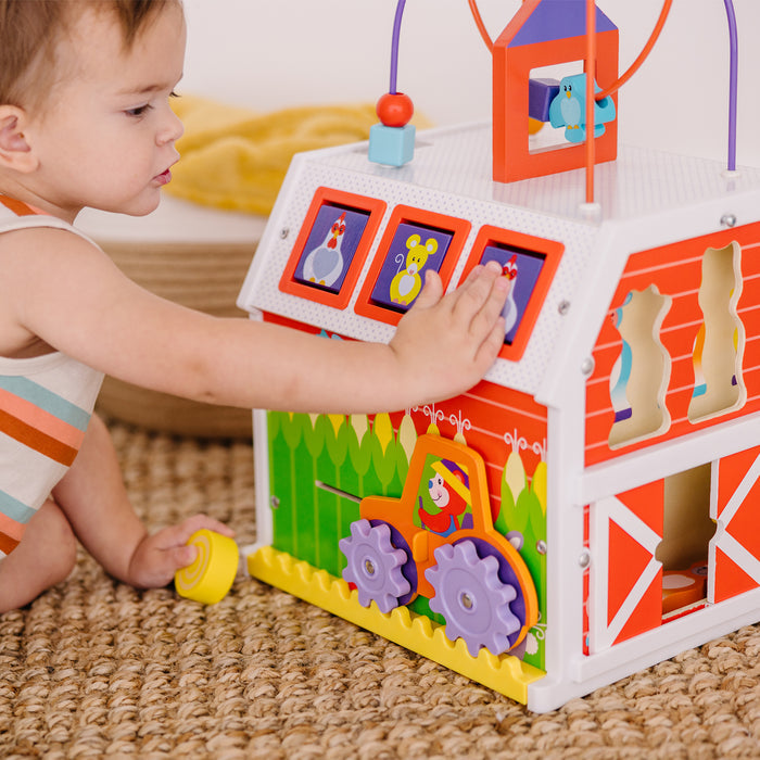 First Play Slide, Sort & Roll Activity Barn - Wee Bee Baby Boutique