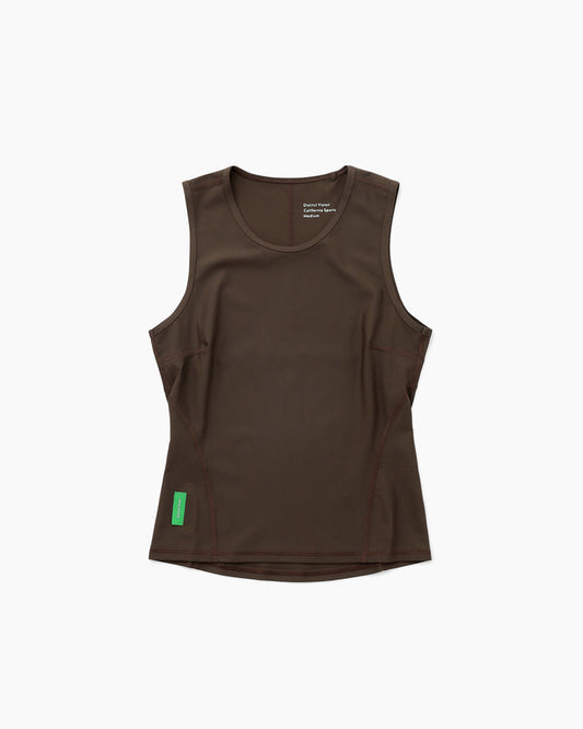 Fitted Training Tank Top Umber