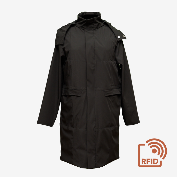 secure airport jacket pocket for passport and credit card protection
