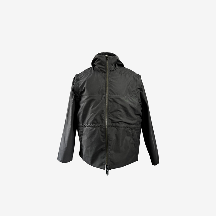 FlyOn Weekend travel jacket with detachable sleeves, side view