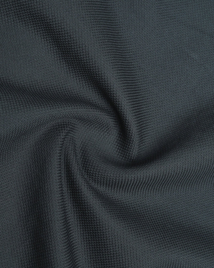 Forest Green Textured Shirt - Caty