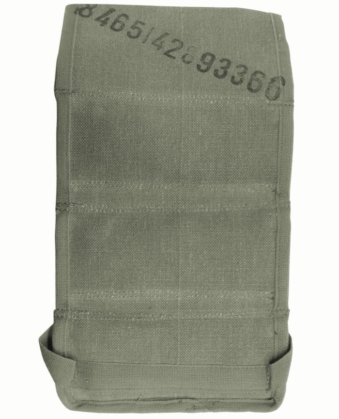 French Canvas Triple Grenade Pouch - French Army Surplus - Grenade Pouches
